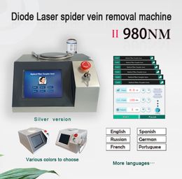 2022 30W treatment for spider veins diode laser 980nm vascular removal treatment varicose vein machine salon use