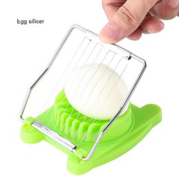 Stainless Steel Egg Slicer Hard Egg Cutter Tools Shell Remover Poached Shells Separator Topper Opener Eggs Cracker Tool