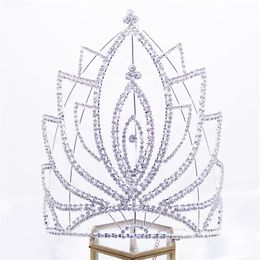 Hair Clips & Barrettes Luxury And Elegant Women's Rhinestone Crown Charming Bride Exquisite Crystal Wedding Headdress Accessories Wholesale