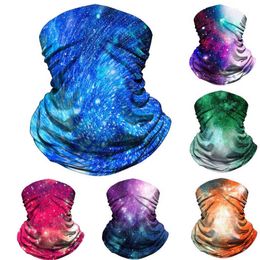 Unisex Outdoor Headband Scarf Neck Windproof Sun Protection Motorcycle Hiking Fishing Printed Bandana Neck Scarves Wraps Y1229