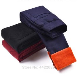 Girl Kids Winter Pants Trousers Children's Pants Baby Girls Legging Plus Velvet Thickening Fleece Warm Leggings Pants 210303