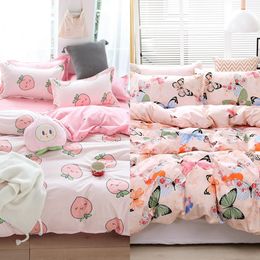 Solstice Stylish Black Flamingo Style Comforter Bedding Set 3/4pcs Bedclothes Sets Bed Linings Duvet Cover Bed Sheet Pillowcases C0223