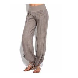 2021 Pants New Women Loose High waist Harem pants Solid Women Summer Autumn Fashion Casual Pants Female gympants X0629