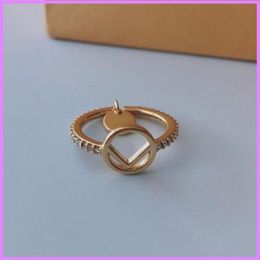With Diamonds New Womens Mens Rings Top Quality Jewellery Accessories Gold Ring Letters Classic Tag For Gifts Designers Ladies Ring D222143F