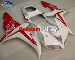 Red White Fairing For Yamaha YZF R1 YZF-R1 02 03 YZF1000R1 YZF 1000 R1 2002 2003 Cowl (Injection Molding)