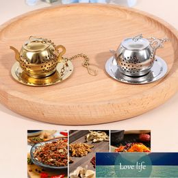 Stainless Steel Teapot Shape Tea Infuser Spice Flower Tea Strainer Herbal Philtre Kitchen Teaware Accessories Tea Ball Teesieb Factory price expert design Quality