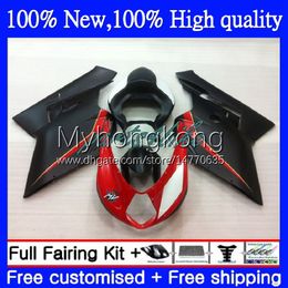 OEM Body For MV Agusta F4 1000 R 750 CC S 1000CC R312 750S 05 06 Bodywork 6No.32 312 1078 S 05-06 Cowling MA MV F4 312R 750R 1000R 2005 2006 Fairing Kit Black red hot