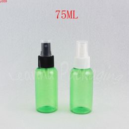 75ML Green Plastic Bottle With Spray Pump , 75CC Toner / Water Protable Travel Packaging Makeup Sub-bottlinggoods
