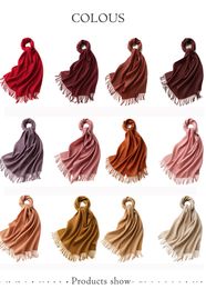 Solidlove 100% Wool Winter Scarf Women Scarves Adult Solid Luxury Autumn Fashion Designer Scarf Poncho Scarfs for Ladies Wrap fdgsdrhrt