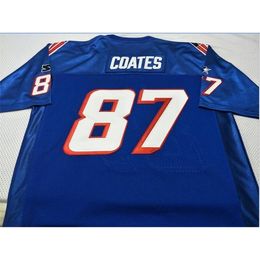 Goodjob Men Youth women Vintage #87 Ben Coates Game Worn Retro Jersey 1990 Football Jersey size s-5XL or custom any name or number jersey