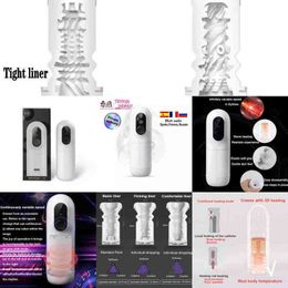 Nxy Sex Masturbators Men Tryfun Electric Male Masturbator Cup Continuously Variable Automatic Heating Soft Toys Vagina Adult Products Vacuum 1208