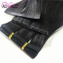 New Product Invisible Tape Remy Hair Extensions Snap Skin Weft Tape Hair Extension Clip On Extensions Easy To Wear And Remove Factory Outlet