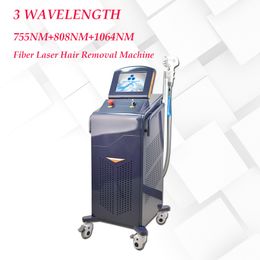 808nm diode laser body hair removal machine 755 1064 fast hair removal for all skin colors 20millions shots