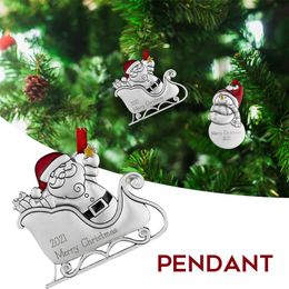 Christmas Decorations Tree Ornament Creative Alloy Pendant Personalized Xmas Party Decoration For Home Living Room El EST