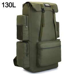 110L 130L Men Hiking Bag Camping Backpack Large Army Outdoor Climbing Trekking Travel Rucksack Tactical s Luggage XA860WA 220216