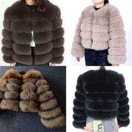 maomaokong Natural Real Fur Coat Women Winter natural fur Vest Jacket Fashion slim Outwear Real Fur Vest Coat short 211122