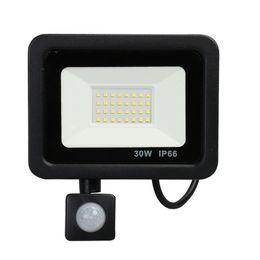 Human Body Sensor Outdoor Lighting Floodlights IP66 Waterproof 10~300w PIR Induction Lamp Intelligent Motion Sensors Wall LED Light House Courtyard Garage