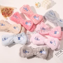 Fashion Women Girls Hair Bands With Letters Like Headbands Cute Bowknot Rabbit Ears Bandage Bandanas Hairbands Hair Accessories