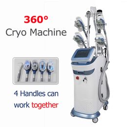 Cryotherapy fat freezing machine waist slimming cavitation rf equipment weight reduction lipo laser 2 cryo heads can work together