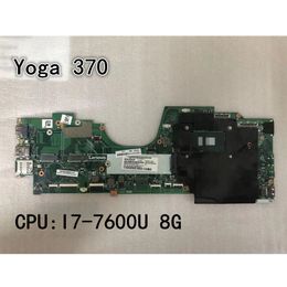 Original laptop Lenovo ThinkPad Yoga 370 Motherboard main board CPU I7-7600U 8GB FRU 01HY153 01HY155
