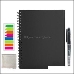 Notepads Notes & Office School Supplies Business Industrial Smart Reusable Erasable Notebook Paper Erase Notepad Note Pad Lined With Pen Poc