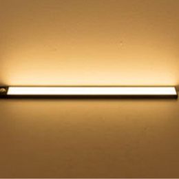 2021 Ultra Thin 20/40/60cm LED cabinet light Rechargeable PIR Motion Sensor Closet Wardrobe Lamp Under Aluminium Night Lamps
