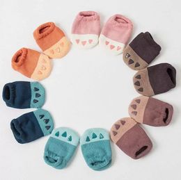 -Neue Herbst Winter Cartoon Infant Socken Baumwolle Neugeborene Knöchelsocken Baby Mädchen Socken Boutique Jungen tragen