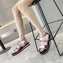 designer fashion women's sandals flat bottom comfortable genuine high quality shoes luxurious atmosphere elegant