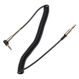 2021 3.5 Jack AUX Audio Cable 3.5MM Male to Male Cable For Phone Car Speaker MP4 Headphone 2M Jack 3.5 Spring Audio Cables