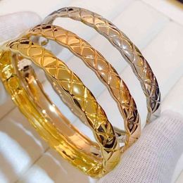 Fashion 925 sterling silver design diamond pattern bracelet original brand high quality Jewellery gifts for women
