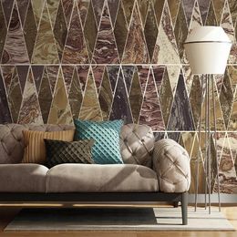 Wallpapers Custom Po Wallpaper Modern Retro Abstract Ink Texture 3D Geometric Mural Living Room TV Background Wall Decor Papel De Parede