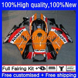 Fairings For HONDA CBR 600F2 600 F2 FS CC 600CC 600FS 91-94 Bodywork 34No.2 CBR600CC CBR600F2 91 92 93 94 CBR600 F2 CBR600FS 1991 1992 1993 1994 OEM Bodys Repsol orange new