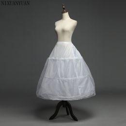 In Stock 3 Hoops Petticoats For Wedding Dress Wedding Accessories Crinoline Underskirt Ball Gown