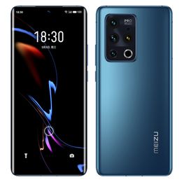 Original Meizu 18 Pro 5G Mobile Phone 8GB RAM 128GB 256GB ROM Snapdragon 888 50MP AR NFC 4500mAh Android 6.7" Curved Full Screen Fingerprint ID Face Smart Cell Phone