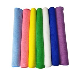 30*30Cm 25g/Pc 7 Colors Microfiber Terry Cloth For Kitchen Cleaning