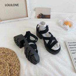 2021 Sandals Summer Women Harajuku Shoes designer Cartoon Ins Comfortable Non-slip Lovely Casual shoes Y0608