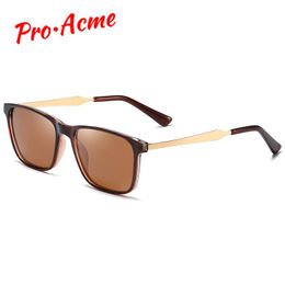 Sunglasses Pro 2022 Brand Design Men Polarized Vintage Square Sun Glasses Driving Travel Eyewear Zonnebril Heren PC1331