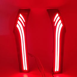 1 Set For Honda Jazz Fit 2014 2015 2016 2017 2018 2019 2020 LED Tail Light Rear Bumper Light Brake Light Auto Decoration Lamp