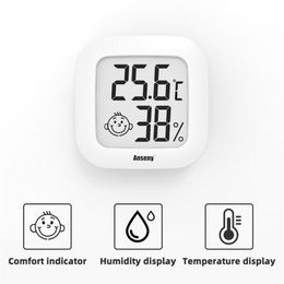 Mini LCD Digital Thermometer Hygrometer Indoor Room Electronic Temperature Humidity Metre Sensor Gauge