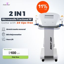 Hot selling Radio Frequency skin tightening machines fractional rf Stretch marks removal Micro needle