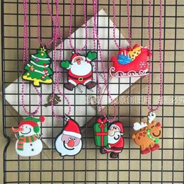 Рождество Santa elk мини-ключ цепь представляет мода милый мультфильм пластиковый подарок веселые xams ключевые кольцевые мешки пандентины для мальчиков и девочек g80gsww