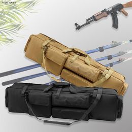 Stuff Sacks M249 Tactical Gun Bag Outdoor Sport Heavy Duty Military Holster 1000D Nylon Hunting Rifle Carry