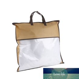 Non-Woven Home Textile Packing Bag For Pillow Clothing Handbags Folding Bags With Zip Housewares Organisers Storage