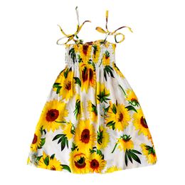 Summer Girls Rainbow Beach Dress Bohemian Princess Dresses for Teen Girls Clothes 6 8 10 12 13 Year with Vintage Necklace Gift 210303