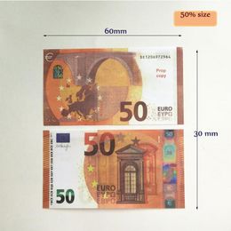 3 pack party supplies fake money banknote 10 20 50 100 200 euros realistic pound toy bar props copy currency movie money fauxbillets8358