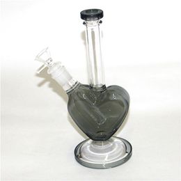 glass bong oil rig Hookahs water bongs Pipe 9" Inch with 14mm bowl ice catcher classical smoking pipes hookah