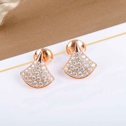 Luxury quality S925 silver special pendant necklace with sparkly diamond in platinum Colour plated stud earring for women wedding Jewellery gift have box stamp PS7314