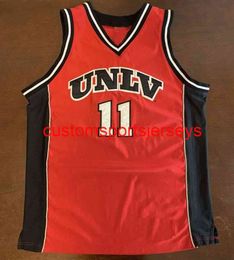 Mens Women Youth UNLV Rebels Dedan Thomas Basketball Jersey Embroidery add any name number