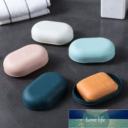 soap container Plastic Bathroom Shower Soap Box 11x7cm Tray Dish Storage Holder Plate Home Travel Support soap holder FDH Factory price expert design Quality Latest
