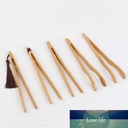 1pc Salad Food Toast Tools Bamboo Tea Utensil Sugar Bamboo Salad Tongs Kongfu Tea Wooden Clip Tweezer